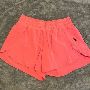 Flamingo Pink Tracker Lululemon Shorts